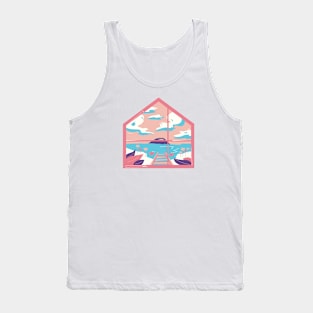 aesthetic art illustration Tank Top